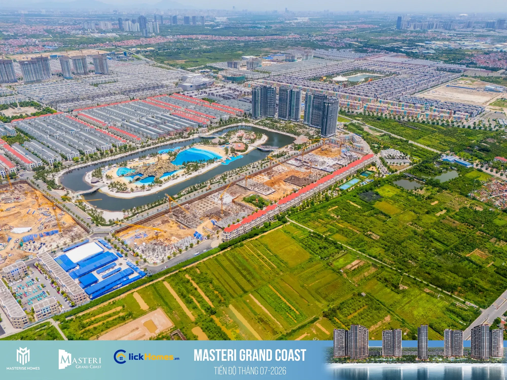 Masteri Grand Coast  Tháng 7